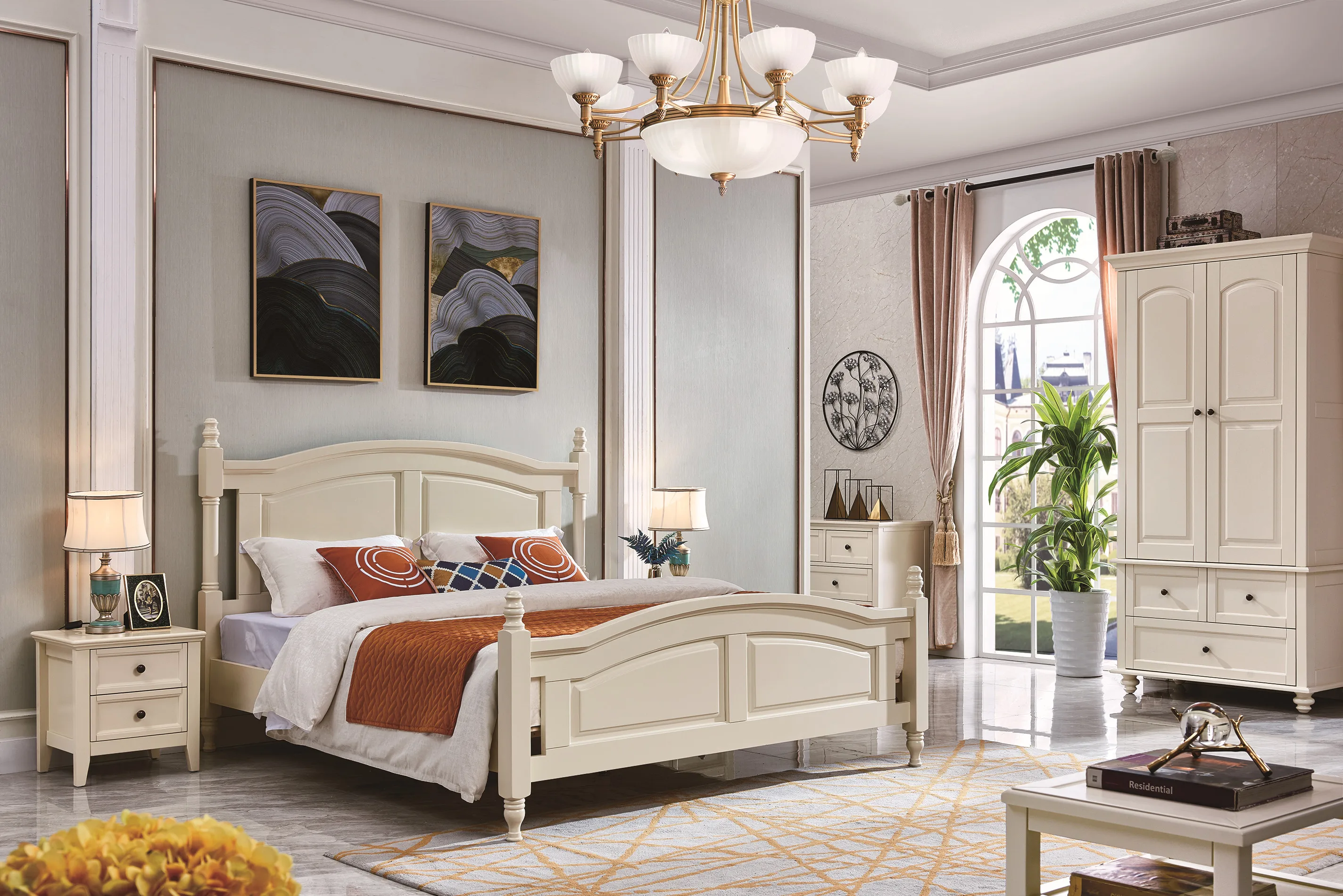 Product Detail Classic American Style King Size Bedroom Furniture Sets Djimart