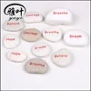 Wholesale Unpolished Engraved Inspirational Rock Stone