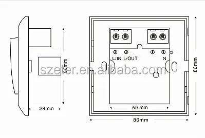  IC Energy Saving Switch for Hotel Max Load 30A/6000W