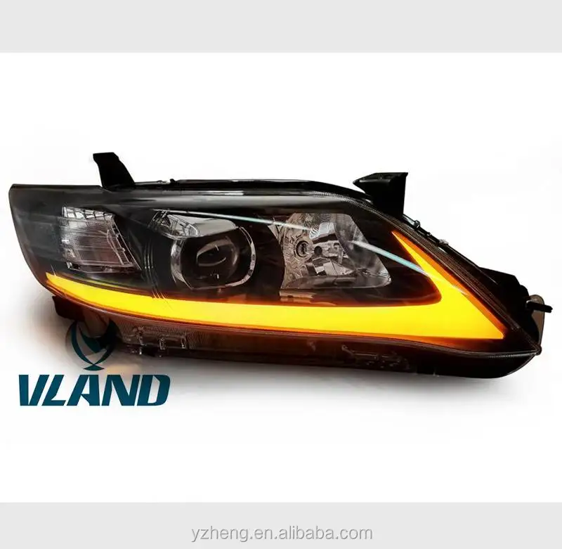 VLAND Manufactory For Car Headlamp For Camry[US type] 2009 2010 2011 LED Light Bar DRL Plug And Play