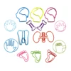 Hot sale nitinol human head,brain,tooth,hand,bone,foot,lung unique shape paper clips