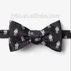 Black White Floating Astronauts Butterfly Bow Tie