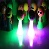 New EVA Promotional Jumping Elf Pressure Release flashing Toys Novelty Bounce Elves Toys for Kids