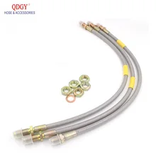 Автомобиль Мотоцикл цвет крышки Плетеный ptfe Расширенный тормозной шланг линии 1/8 saej1401