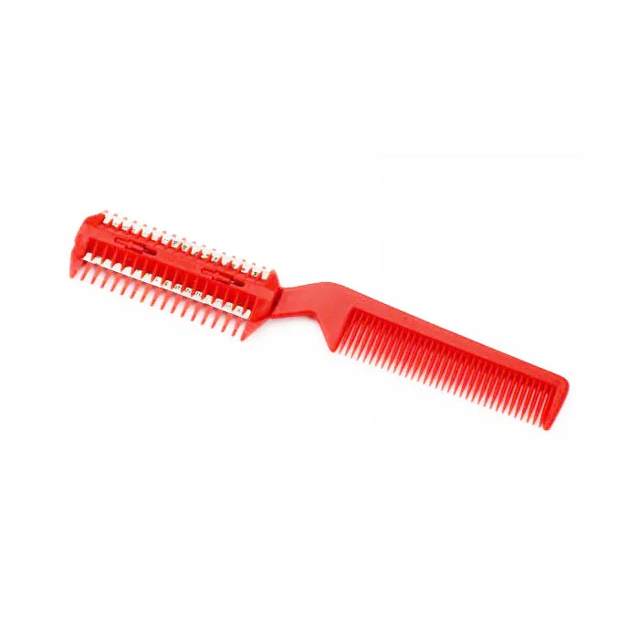 Professional Hair Razor Comb Black Handle Hair Razor Cutting