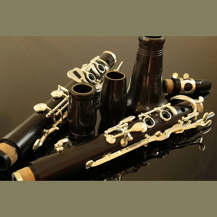 Professional Performance Level Ebony 18 Keys 4 Rings G Tone Silver