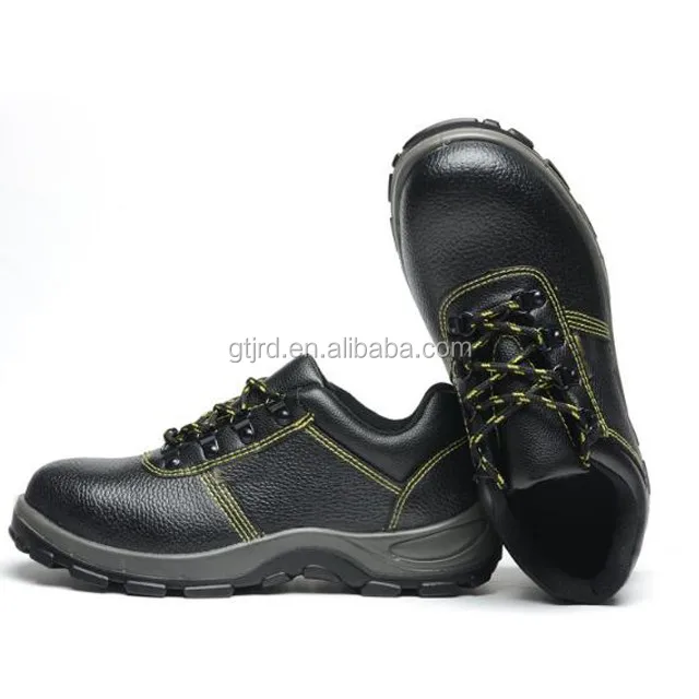 Genuine Leather Safety Shoes Antismashing Antislip Antipuncture Work
