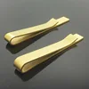 Multi Styles stainless steel jewelry Simple make your own logo Tie Clip Bar for Men