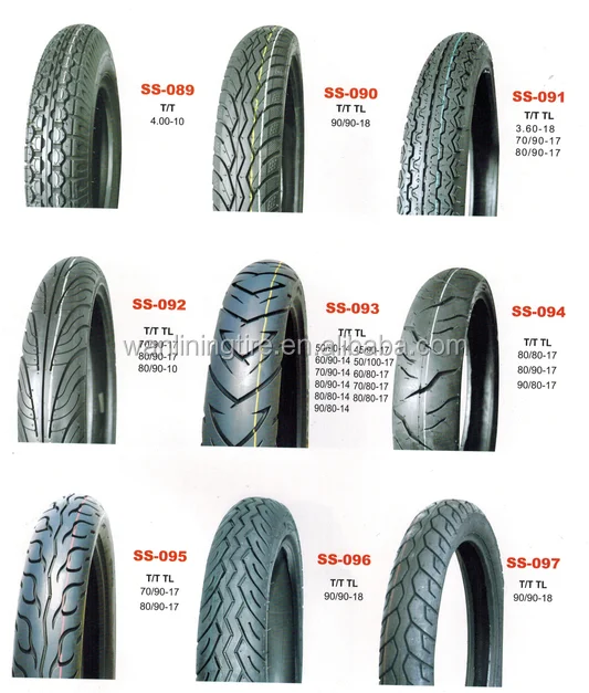 White Wall Motorcycle Tires 70/90-14 80/90-14 Cheap Motorbike Tyres ...