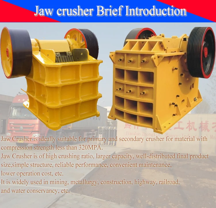 Quarry Primary Stone Pe Jaw Crusher And Jaw Crusher Parts For Sale