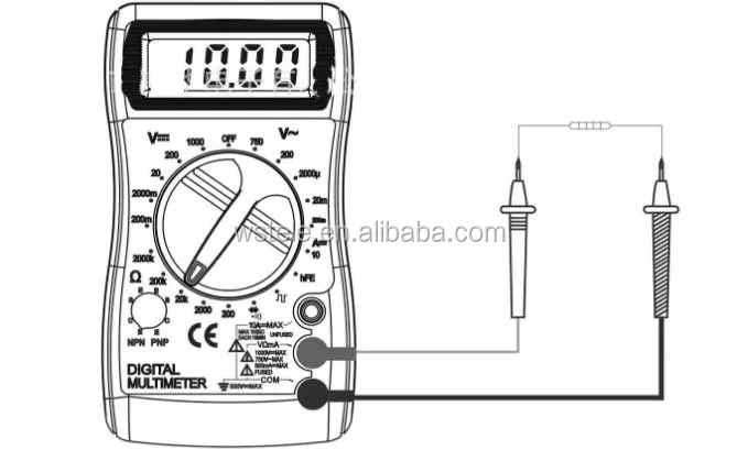 Подключение проводов к мультиметру для измерения Multimètres Numériques Dt-820c - Buy Multimètre Numérique À Bas Prix,Multimètre 