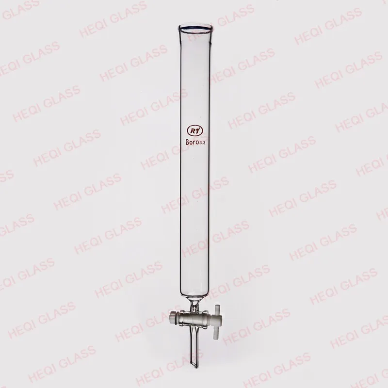 Industrial Chromatography Column With Fritted Disc And Ptfe Stopcock