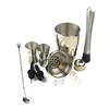 7-Piece Stainless Steel Wine and Cocktail Bar Set - Bar Kit Includes Essential Barware Tools