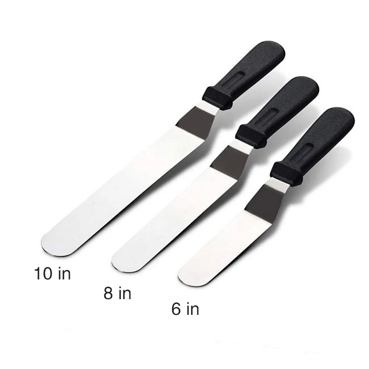 Angled Stainless Steel Offset Spatula Cake Spatula Cake Stripper Knife ...