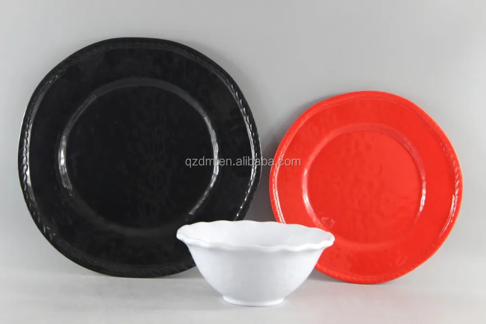Reusable Plastic Melamine Food Container Bowl Set With Lid
