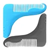 New Style Beard Shaping Tool Comb Hair Styling Template Beard Shaper Shaving Brush Hair Trim Modelling Shaving Tool Comb