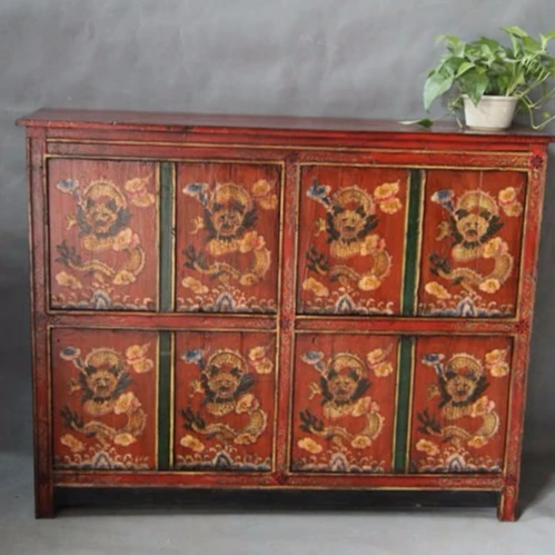 Chinese Reproduction Furniture Tibetan Cabinet Antique Chinese Reproduction Furniture Tibetan Cabinet