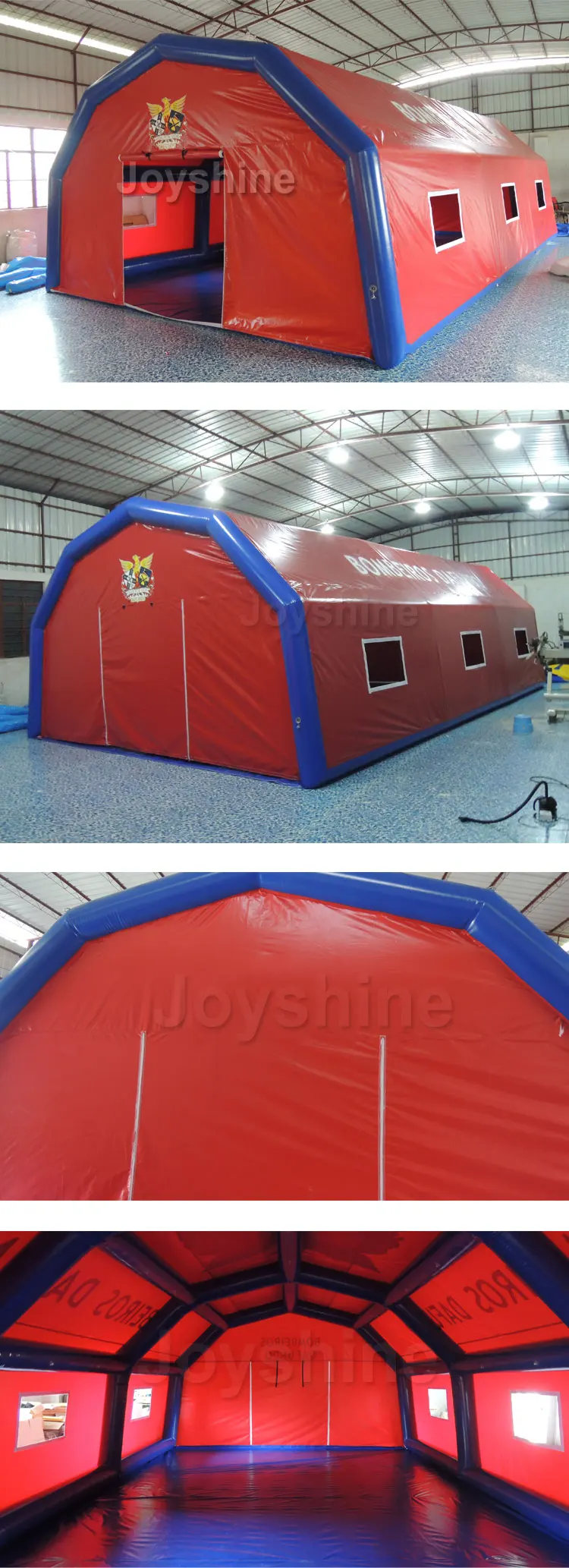 Outdoor Fireproof Large Inflatable Building Emergency Tunnel Tents Event Factory Price Hospital First Aid Medical Tent For Sale