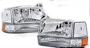 1992-1996 Ford Bronco F150 F250 F350 "FACTORY STYLE" 6P Corner Bumper Head Light