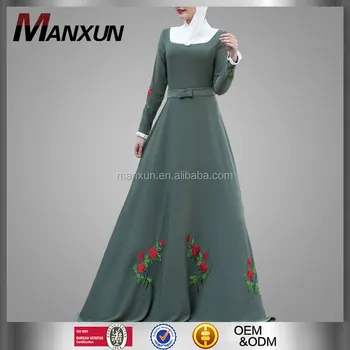 Terbaru 2017 Murah Arab Abaya Islamic Desain Pakaian Sederhana Kebaya Muslim Wanita Payet Bunga Gaun Kasual Buy Desain Gaun Terbaru Untuk Bunga