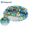 Boys and girl play zone party games indoor playground systems