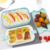Small MOQ Cartoon Printing Food Grade Plastic Lunch Box BPA Free Accept Logo Package Customizing Freshness Preservation