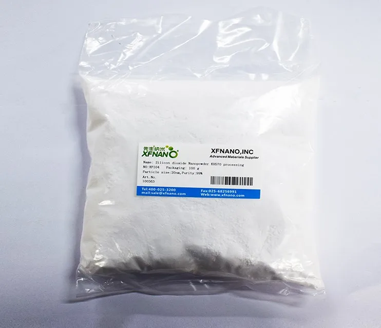 Sio2 Nanopowder KH570 Processing 20nm Nano Silica Powder Sio2 Nanoparticles
