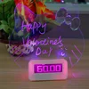 ShengHui Hot Selling New Fashion Digital Alarm Clock LED Message Board Alarm Clock