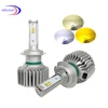 Dual color in one lamp 8000LM Flash light white amber light for color changeable led lamp