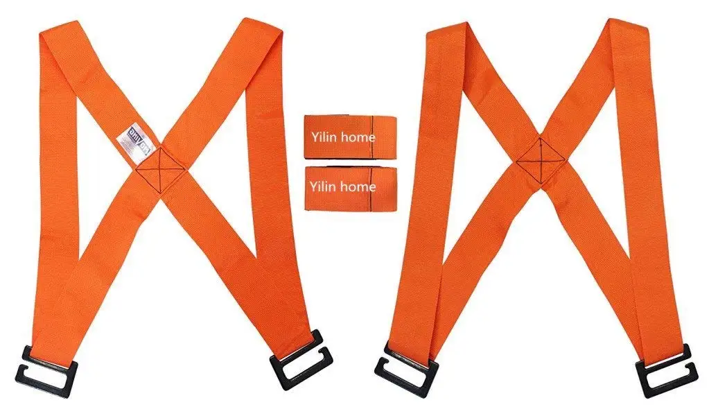 Securing Straps Orange 2 Person Shoulder Moving Belts Lifting and