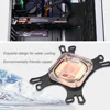 Copper Base CPU Water Block Water Cooling Cooler Computer Cooling Radiator For Intel & AMD With Mounting Screws P4PM