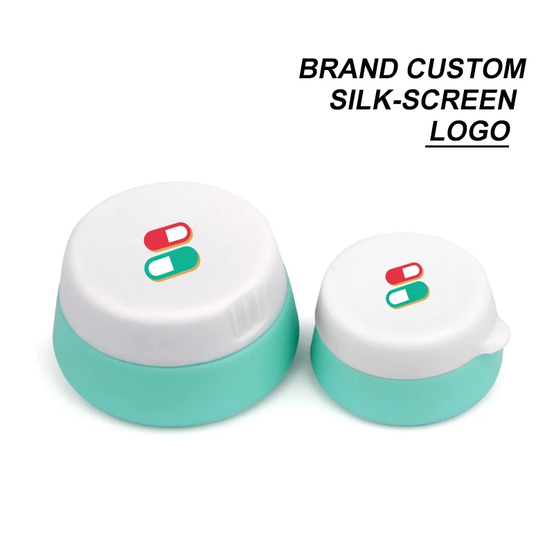 Silicone Medical bottles brand custom silk-screen logo