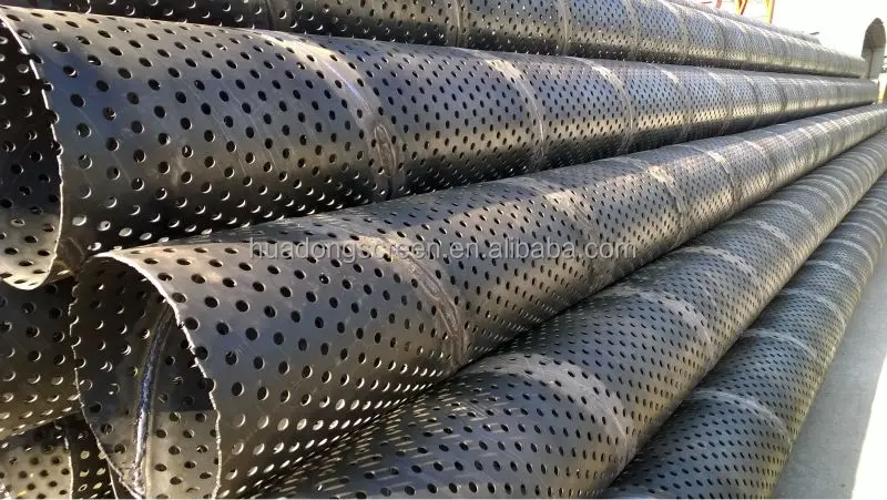 product-608-343 Stainless steel perforated filter pipe / Perforated tube for filtering