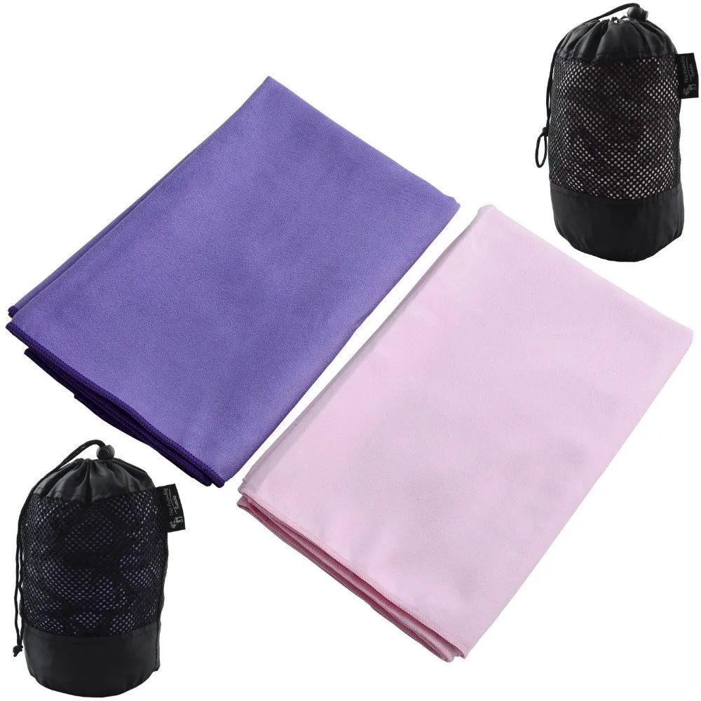 Wholesale Custom Embroidery Microfibre Sports Towel Whit Bag Microfiber