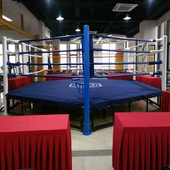 Uwin Free Standing Floor Boxing Ring Used Floor Mounted Boxing