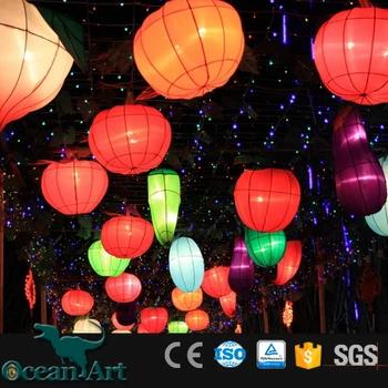 Oabc 8209 Solar Fairy String Lights 10 Mini Colorful Fabric Lanterns Oabc 8209 Solar Fairy String Lights 10 Mini Colorful Fabric Lanterns For Outdoor Decor