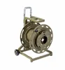 Mobile Armored Field Military Tactical Fiber Optic Cable Steel Cart Reel Spool