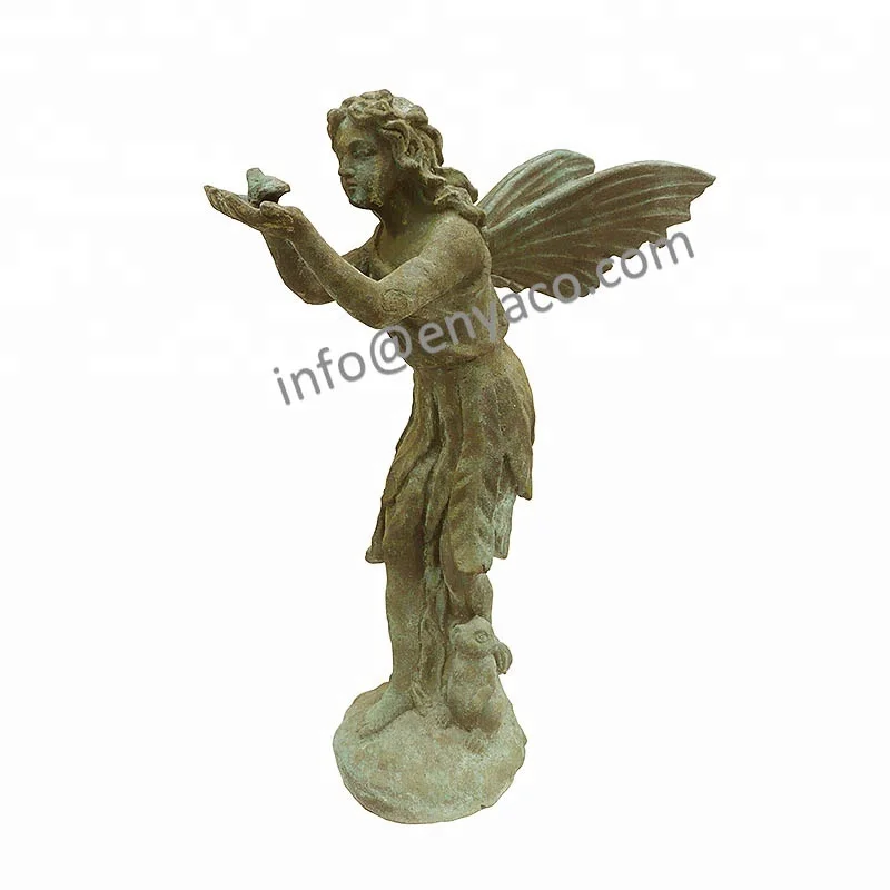 Home Garden Decorative Metal Angel Fairies Figurines Statues Buy
