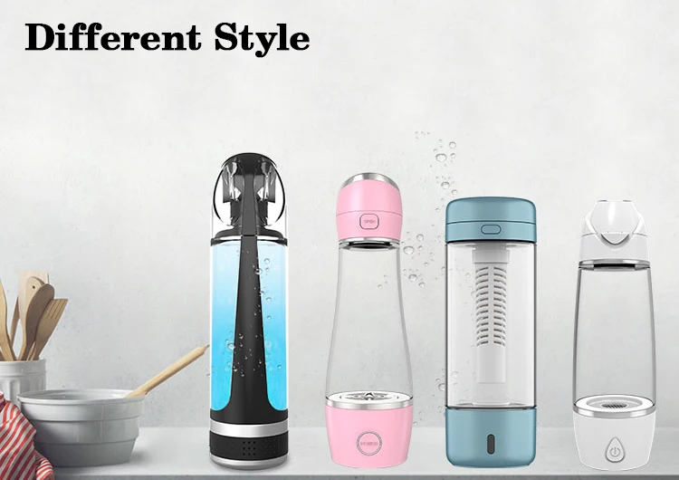 أسعار الجملة ذكي المحمولة 500ML H2 زجاجة المياه الغنية الهيدروجين