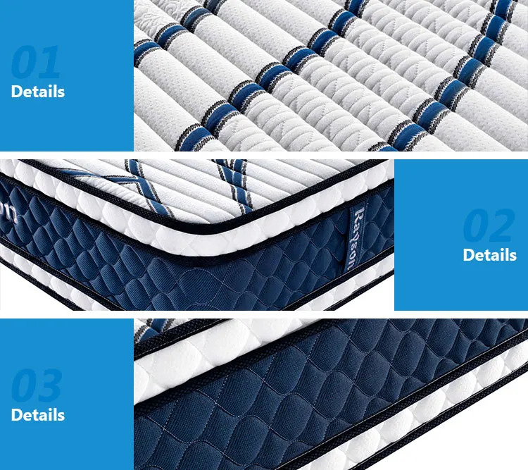 Eurotop 5 Star Hotel Bedroom Mattress Furniture High Grade Sealed