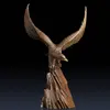 Outdoor Large Brass Eagle Sculpture