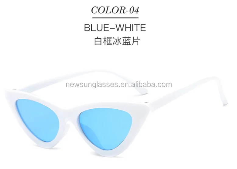 European American Popular New Triangle Cat Eyes Transparent Color