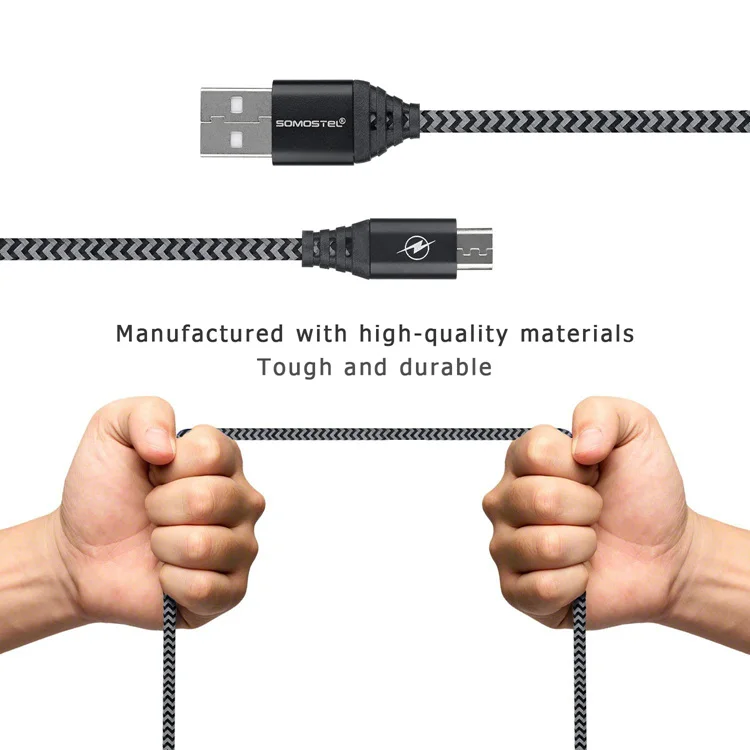 2018 Wholesale Luxury Fast Charger Data cable wire Micro USB Cable for Android Iphone Type-c