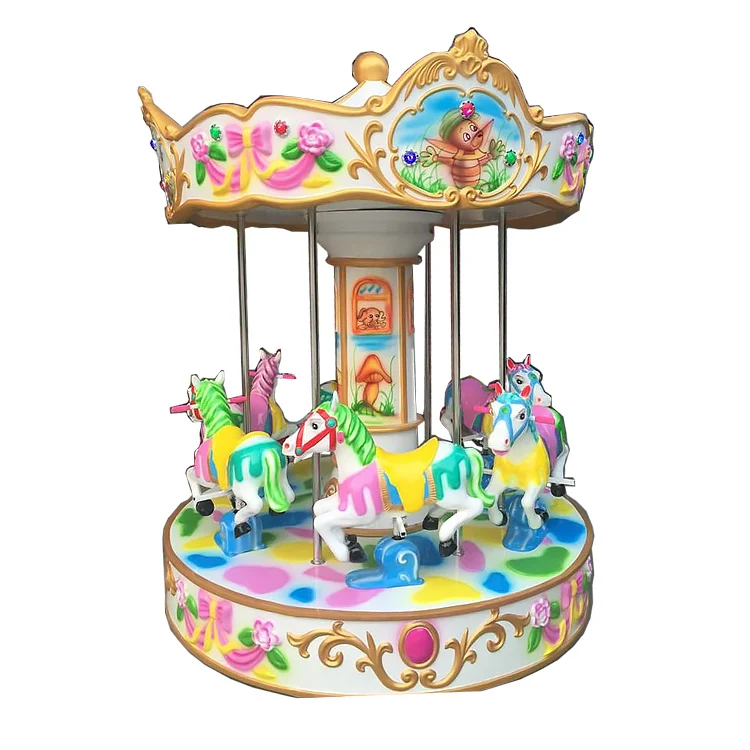 Mini Amusement Park Carousel Horses Fairground Carousel Horses For Sale 