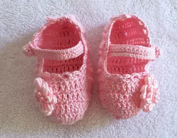 Hand Knitted Baby Shoes,Cute Lovely 