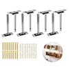 Adjustable nickel plating steel wall mounted for 5"deep wood invisible shelf bracket
