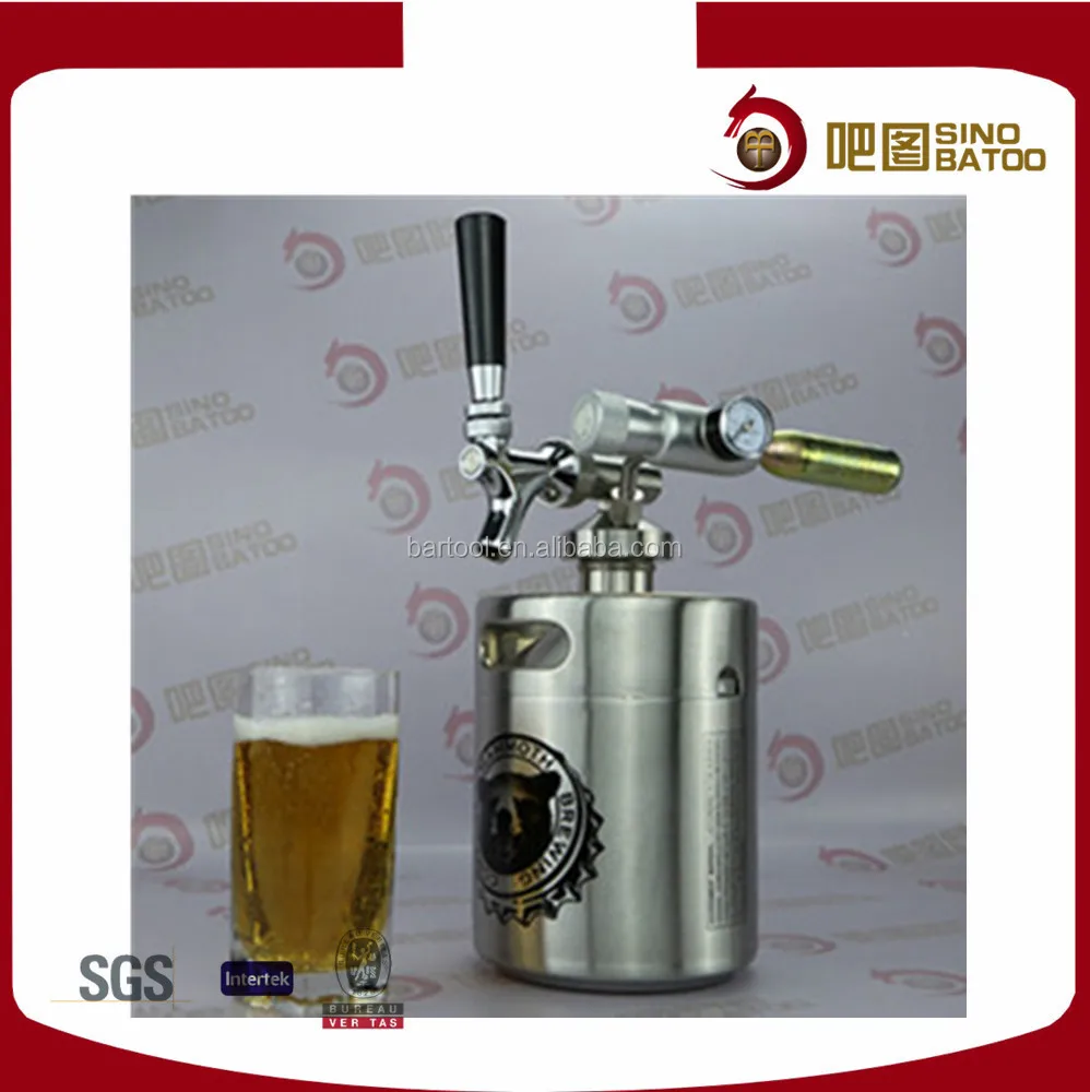 64oz 2l Mini Keg Growler Beer Cooler With Co2 Buy Mini Keg 2l,2 Liter