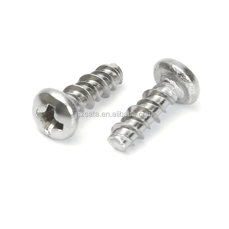 188 Stainless Steel Phillips Round Head Highlow Thread Forming Screws