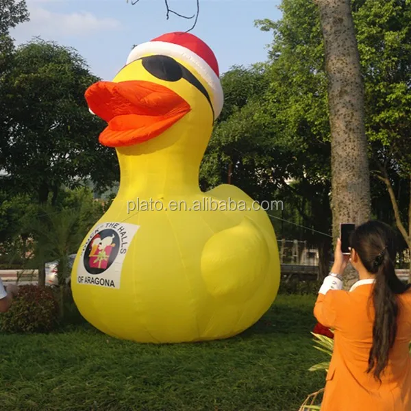 Giant Inflatable Yellow Duck Inflatable Christmas Model For Outdoor Decoration Buy Giant