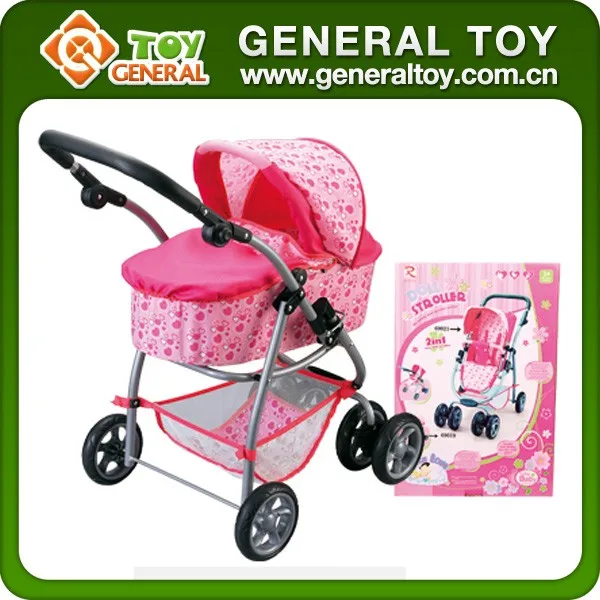 42*28*58cm Lovely Baby Doll Stroller Wheels With Reborn Baby Doll Cribs